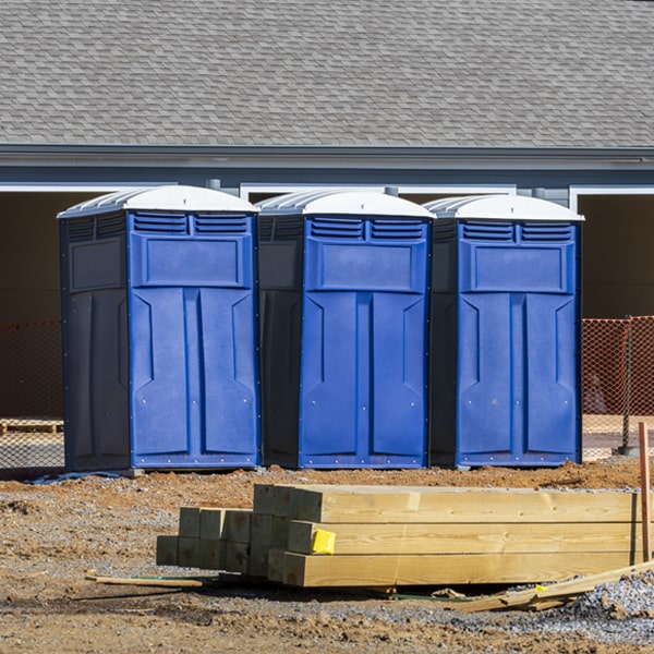 what is the expected delivery and pickup timeframe for the porta potties in New Madrid MO